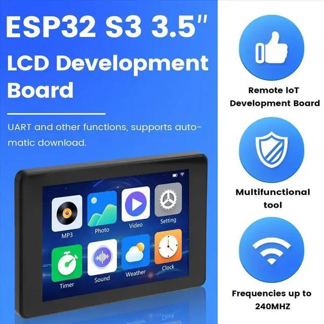 Main image of 3.5Inch LCD Development Board 480x320 Display Capacitive Touch Screen Tablet/MP3 Video/Clock LVGL for ,B