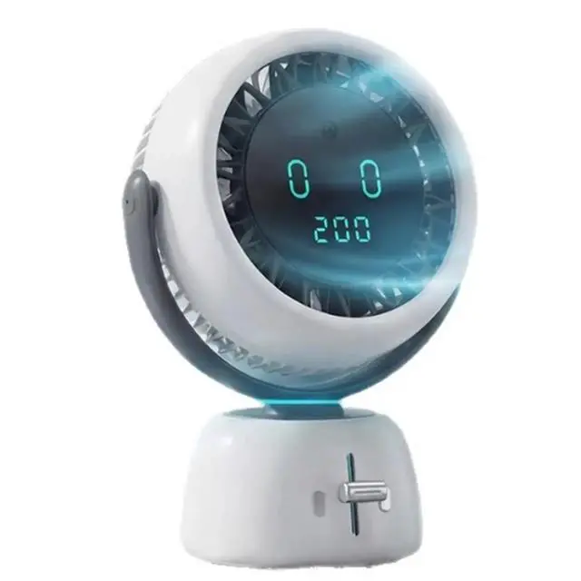 Alt view image 3 of 3 - Ai Face-Tracking F08 Desktop Circulating Silent Fan-Summer Electronics Mini Fan