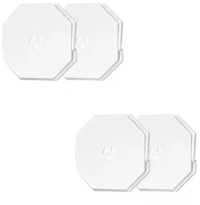 Main image of 4 Pcs Mounting Blocks Kit Octagon Wall Plate For Outdoor Light Or Camera, Fits 1/2 Inch Lap Height Siding