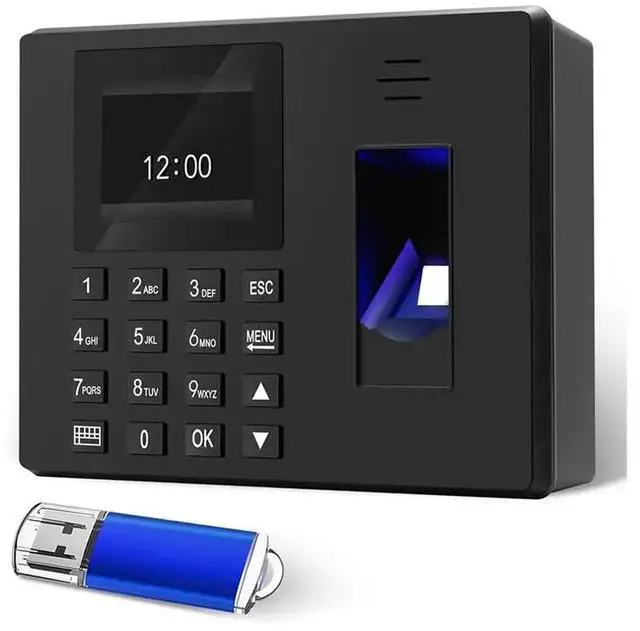 Main image of Fingerprint Clock Finger Scanning And PIN Punch In One, No Monthly Fee Deduction Lunch Time Editor Lacks Punch