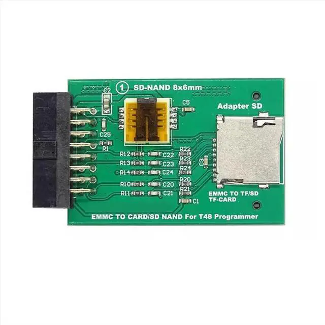 Alt view image 3 of 3 - EMMC SD Adapter for T48 Programmer Support Reading and Writing SD / TF Card EMMC NAND Chip