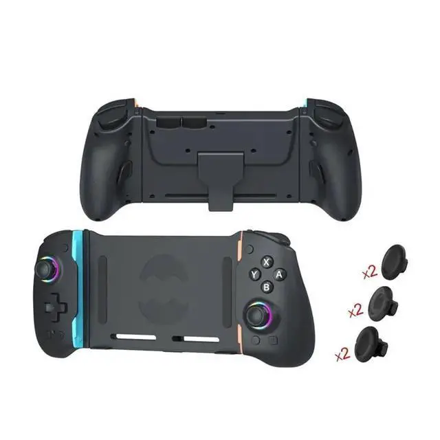 Alt view image 2 of 3 - Stretchable Bluetooth Game Controller For Switch OLED Switch 2 Hall Joystick RGB Gaming Gamepad