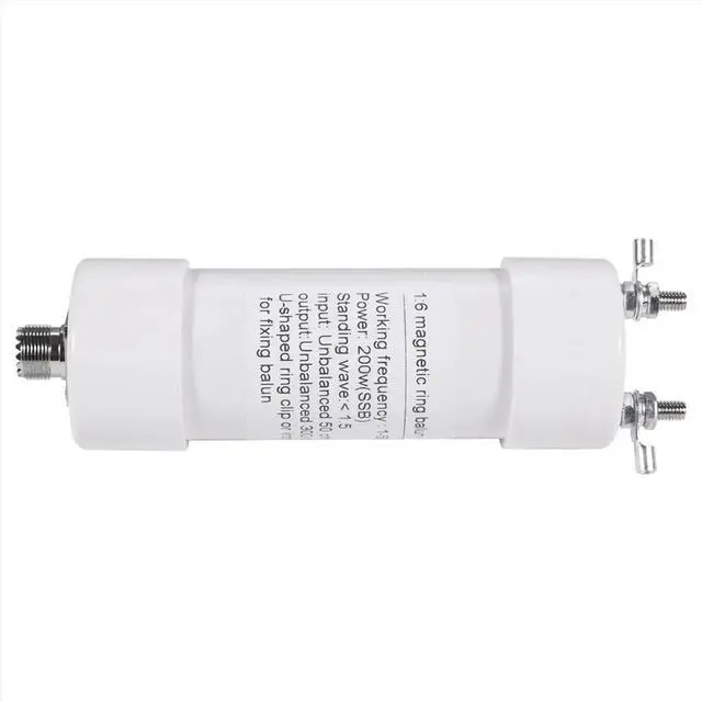 Main image of 200W 1:6 Balun Antenna 1-56MHz Input 50 to Output 300 for Shortwave SSB AM FM Dipole/Windom Antenna