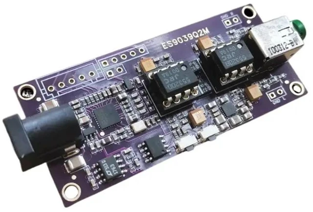 Main image of ES9039Q2M Decoding Board I2S Input ES9039 Asynchronous USB Module Can Be Paired With Italian Interface 5532 OP AMP
