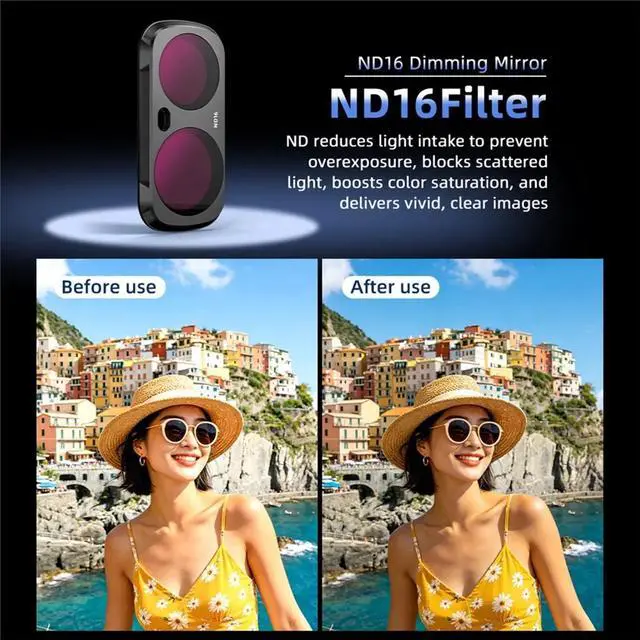 Main image of CPL+Diffusion1/4+ND16 Filter Magnetic Lens Filter for Luna Ultra Lens Filter Vlog Filter Neutral Density Filter
