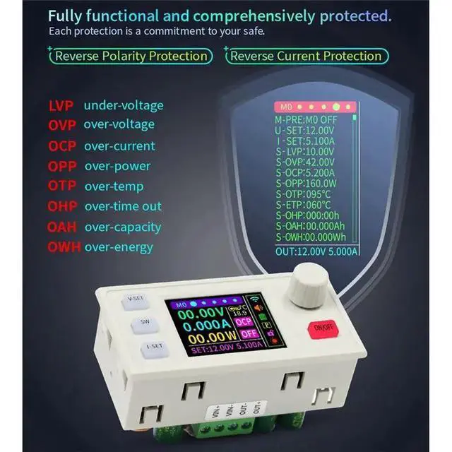 Alt view image 3 of 3 - SK150S CNC Finished Adjustable DC Regulated Power Supply Constant Voltage Constant Current 8A 150W Step-Down Module