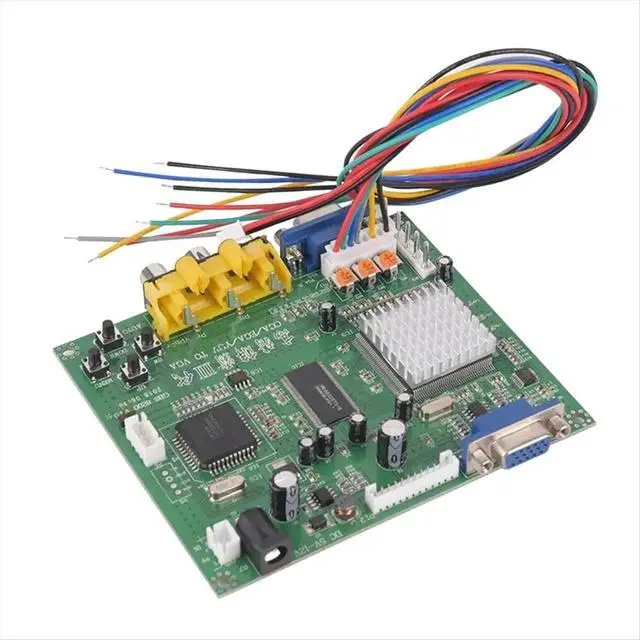 Alt view image 3 of 3 - For RGB/CGA//YUV to VGA HD Video Converter Board HD9800/GBS8200 Multi-Function Convenience Module