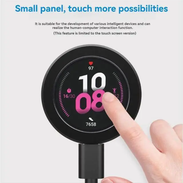Alt view image 3 of 6 - - Development Board with 1.28Inch Round Touch LCD Display 240X240 Gyroscope Sensor with CNC Case