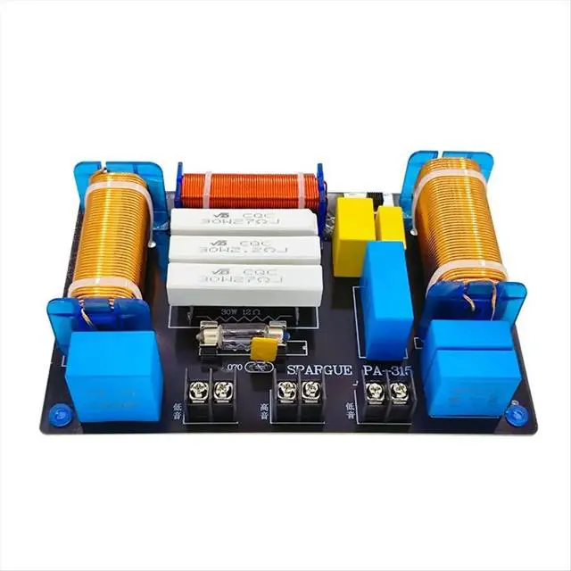 Alt view image 2 of 6 - 3 Way 700W Speaker Audio Crossover Divider 1 High 2 Low Frequency High Fidelity Audio Divider Filter for Home Theater