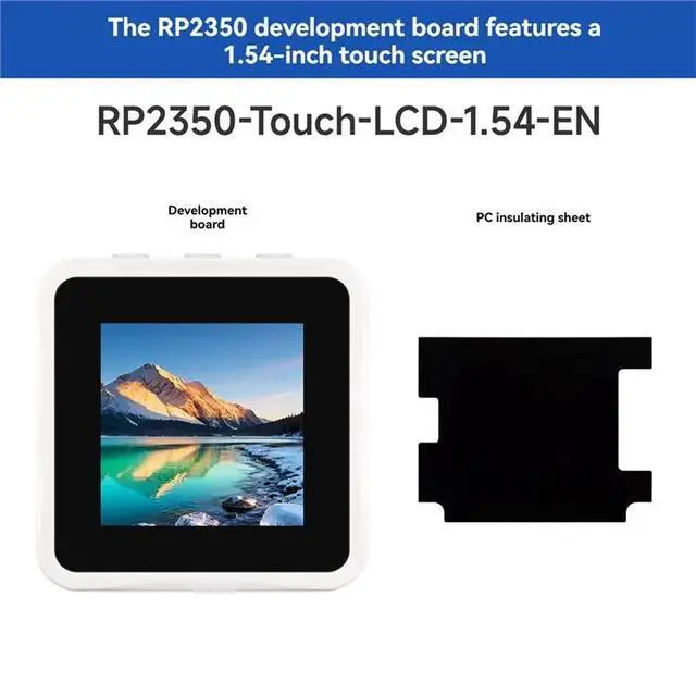 Alt view image 3 of 3 - RP2350 1.54Inch LCD Display Development Board 1.54Inch Touchscreen Type-C 2.4Ghz Wi-Fi Supports Voice Interaction
