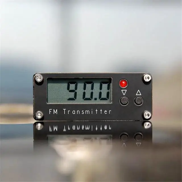 Alt view image 3 of 3 - 0.5W FM Transmitter Digital Display Long Range 2000 Meters Stereo Broadcast 76-108Mhz Radio Station Equipment