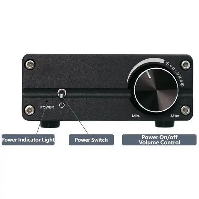 Alt view image 2 of 6 - TPA3250 Power Amplifier 2-Channel Hifi Class D Digital 2X130w D130C