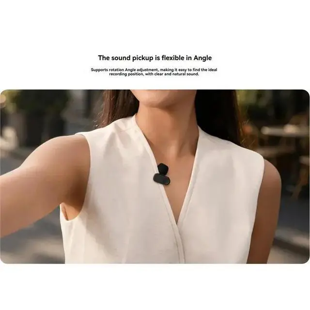 Alt view image 3 of 3 - For Mic Pro Lavalier Mic Adjustable Angle