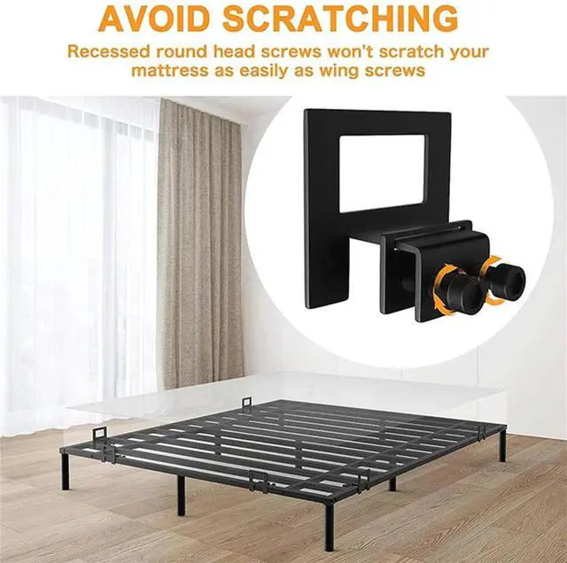 Main image of Non Slip Mattress Gaskets for Bed Frame, 6 Pcs Mattress Holder in Place Gripper, Anti-Slip Baffle Fit for Metal