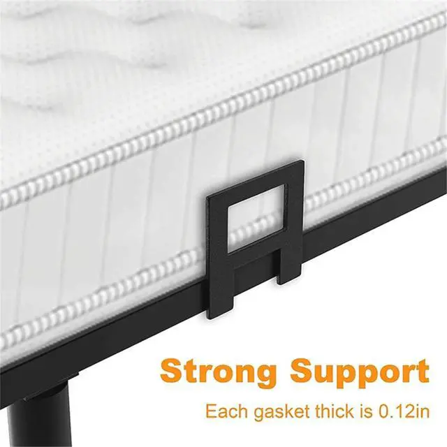 Alt view image 2 of 3 - Non Slip Mattress Gaskets for Bed Frame, 6 Pcs Mattress Holder in Place Gripper, Anti-Slip Baffle Fit for Metal