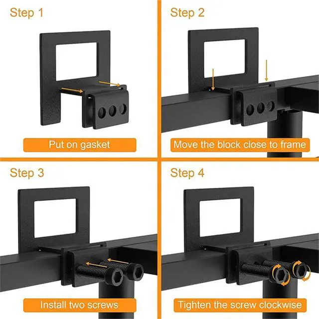 Alt view image 3 of 3 - Non Slip Mattress Gaskets for Bed Frame, 6 Pcs Mattress Holder in Place Gripper, Anti-Slip Baffle Fit for Metal