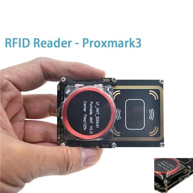 Alt view image 3 of 3 - Proxmark3 RFID Card Reader +5XCUID Card IC/ID Key Writer RFID Duplicator 5.0 Smart Chip Copier Programmer Kit