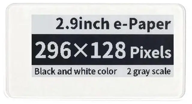 Main image of 2.9Inch Passive -Powered E-Paper Display Battery-Free Tag Screen Low Power E Ink Module For Smart Labels Iot