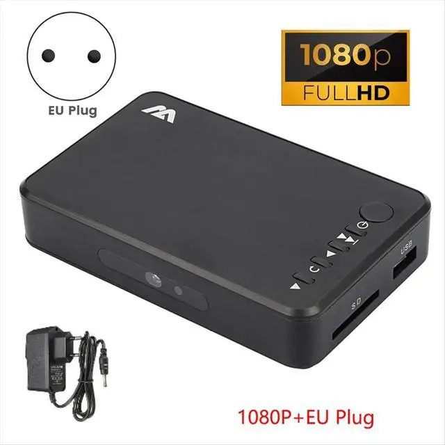 Alt view image 3 of 6 - 1080P HD Multimedia Player Video Player 264 AV/VGA Output USB HDD Player for Broadcasting/Advertising EU Plug