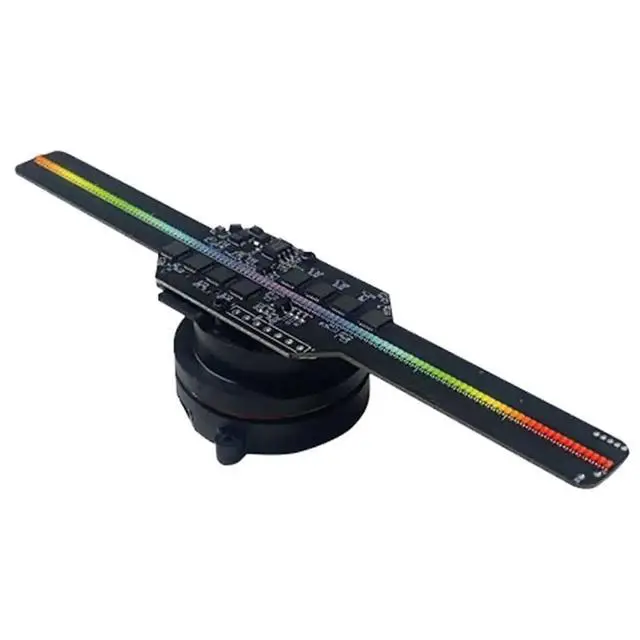 Alt view image 3 of 3 - 1pc 14cm Eye 3D Holographic Projection Fan Advertising Machine Suspended Aerial Imaging Stereoscopic US Plug