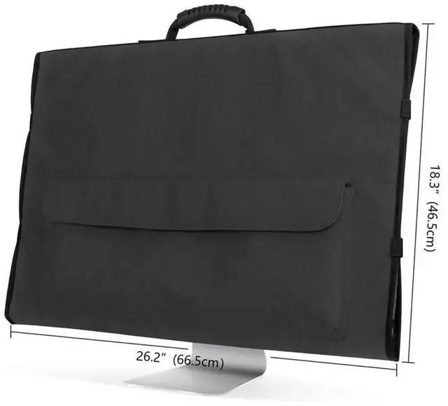 Alt view image 3 of 6 - 27" Monitors Carrying Case Protective Storage Case Monitor Protective Travel Bag Computer Monitor Bag