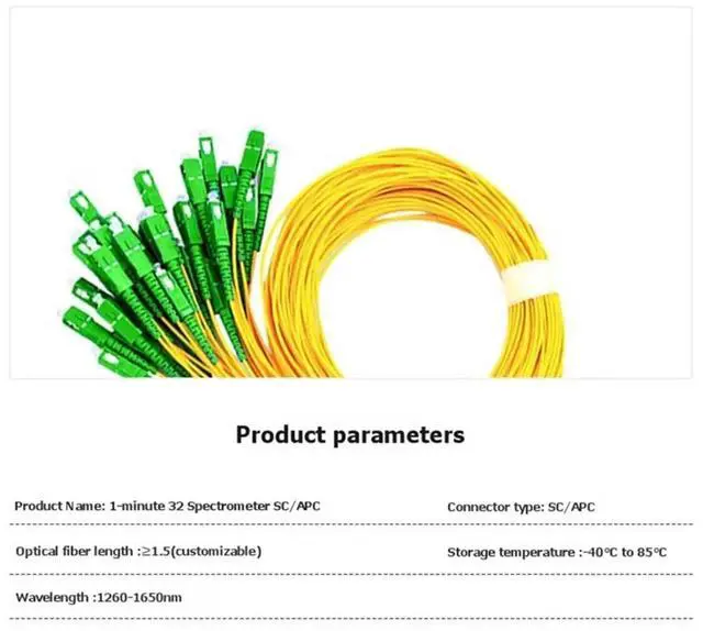Main image of SC/ 1x32 Fiber Optical Splitter 1:32 Fiber Optic Splitter Coupler Low Insertion Loss SC/ Splitter for FTTH Network