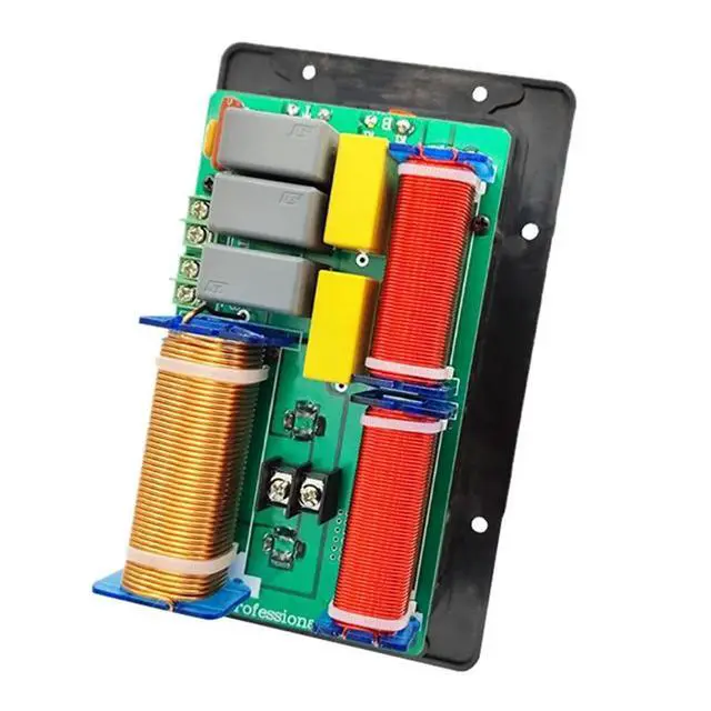 Alt view image 2 of 3 - 800W 2 Way Speaker Audio Frequency Divider Treble Bass 2 Unit Crossover Filters DIY HIFI Home Theater Durable Easy To Use