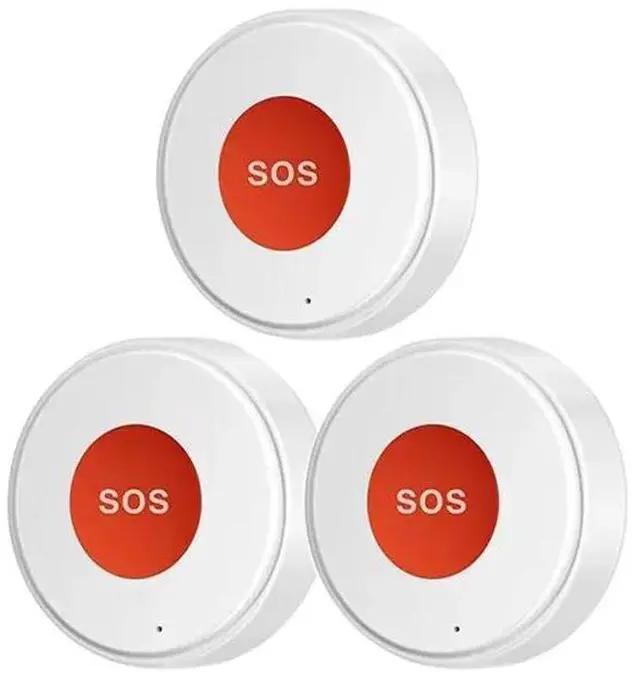 Main image of Security Alarm SOS Button Tuya One Key Emergency Panic Device 3Pcs For Elderly Kids Home Smart Life Remote