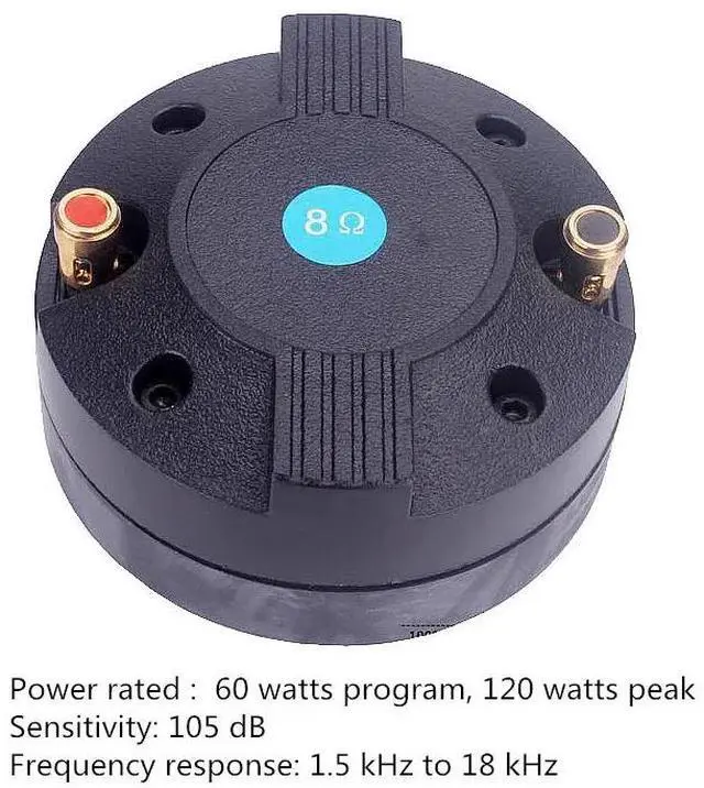 Main image of 1PC DJ Speaker Horn Tweeter 34mm Voice Coil Diaphragm HiFi Treble Accessories For Studio Home Theater Mixer Professional Audio