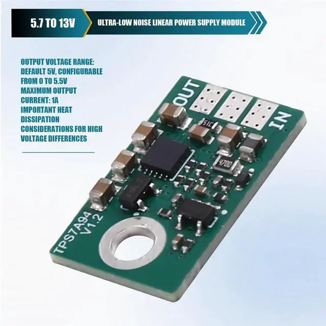 Alt view image 2 of 3 - TPS7A94 Ultra-Low Noise Linear Power Module, with Lower Noise Than LT3045. TPS7A9401 Module