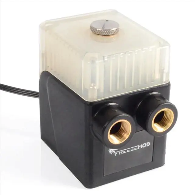 Alt view image 3 of 3 - Water Cooling Pump, 500L/H PC Water Cooling Integrated Mute Water Pump Support PWM for CPU Cooling System