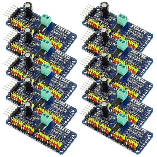 Alt view image 3 of 3 - 10pcs PCA9685 16 Channel 12-Bit PWM Servo Motor Driver IIC Module for and