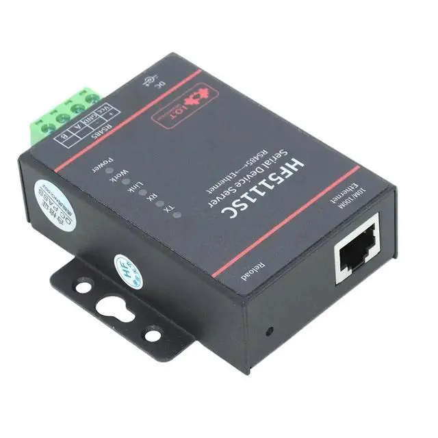 Alt view image 2 of 3 - RS485 to Ethernet Converter HF5111SC Support Modbus MQTT ( Replace HF5111S) EU Plug