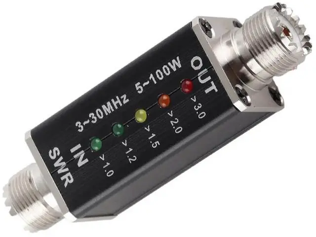 Main image of 3-30 MHz Shortwave SWR Indicator (Max. Power: 100W) - Powered Via Connector