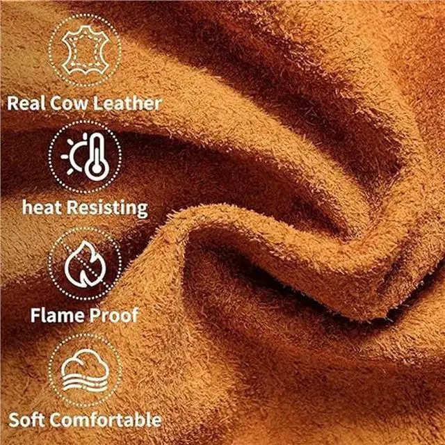 Alt view image 3 of 6 - 8X Welding Sleeves, Guards Welding Sleeves Heat & Flame Resistant Protection For Men And Women In Welding Work