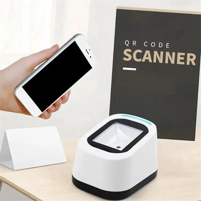 Alt view image 3 of 6 - HOT Wired USB Multi-Function Scan Hands-Free Scanning QR Code 1D and 2D Code Reader for Supermarkets/Shops