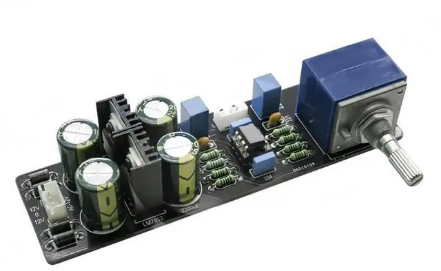 Alt view image 3 of 3 - Preamplifier Tone Board Preamp Volume Control Module with 27 ALPS Potentiometer