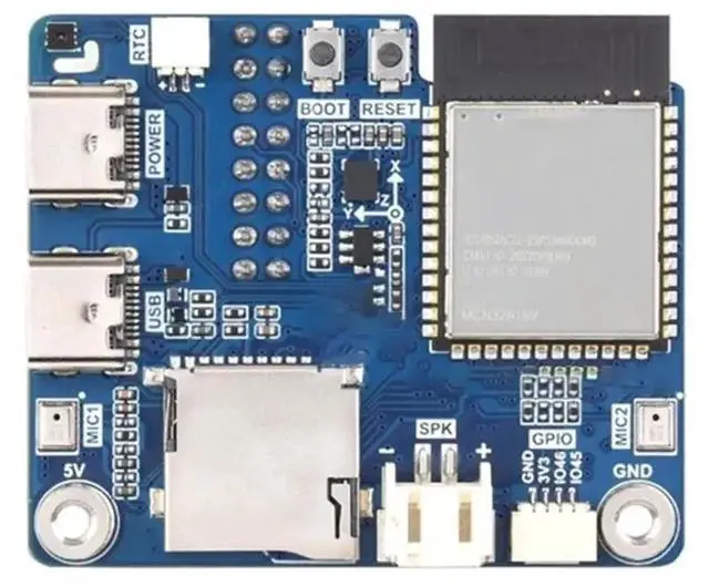 Alt view image 3 of 3 - For - RGB Matrix Driver Board,Onboard Dual Microphones Array,for 2.4 GHz Wi-Fi & Bluetooth 5 ,Voice Interaction