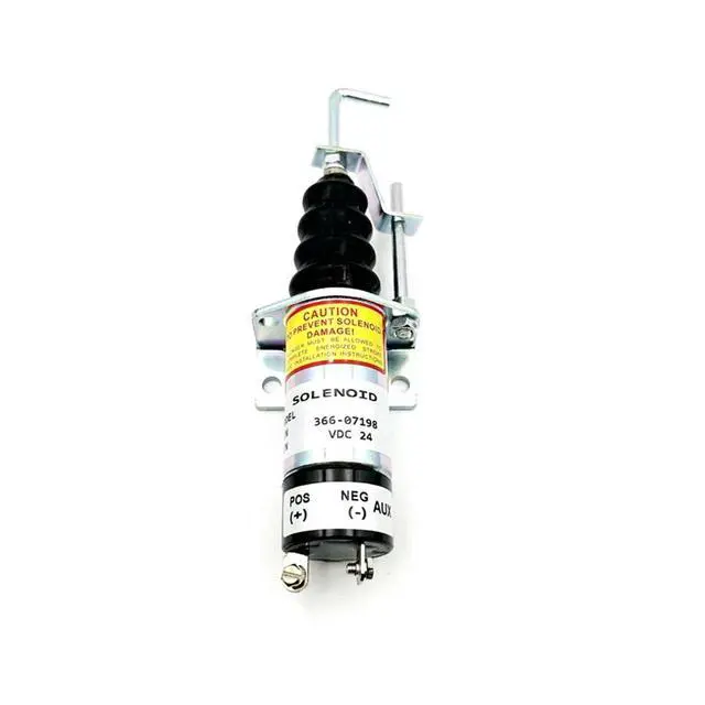 Alt view image 2 of 3 - Shutoff Solenoid for Engines 366-07198(24V) Engine Part
