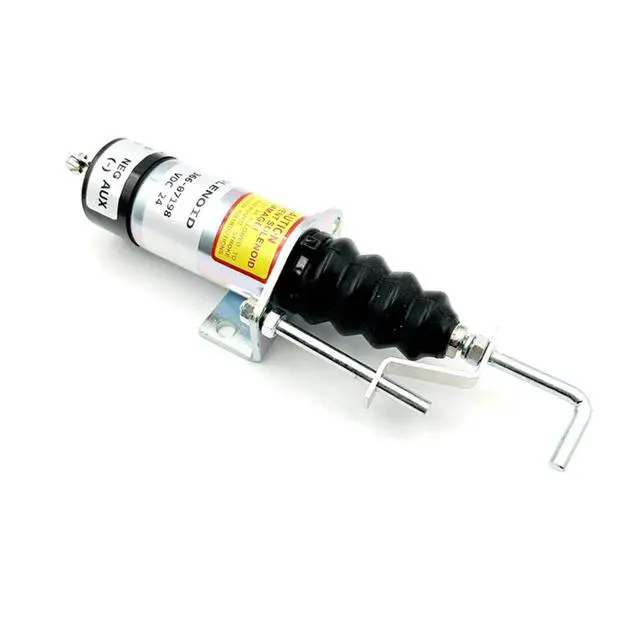 Alt view image 3 of 3 - Shutoff Solenoid for Engines 366-07198(24V) Engine Part