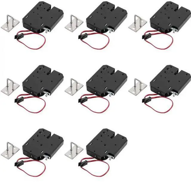 Main image of 8X 12V 2A Electric Magnetic Lock 150KG/330Lb Fail Safe Holding Force Electromagnetic Door Access Control