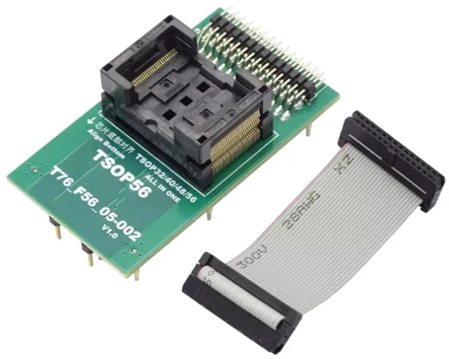 Alt view image 3 of 3 - For T76 Programmer Tsop32 Tsop40 Tsop48 Tsop56 ZIF Adapter Burning Socket
