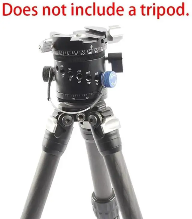 Main image of Panoramic Tripod Head 360 Degree Turn Indexing Rotator, Panoramic Camera Head for Seamless Multi-Row Panoramic Shoots