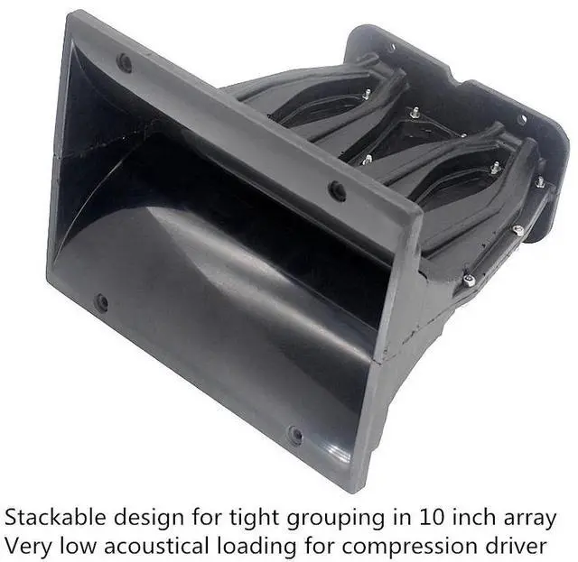 Alt view image 2 of 6 - 1PC Line Array Speaker Tweeter Horn DJ Treble Waveguide VERA10 2x1" Throat For Mixer Audio Professional Home Theater HiFi