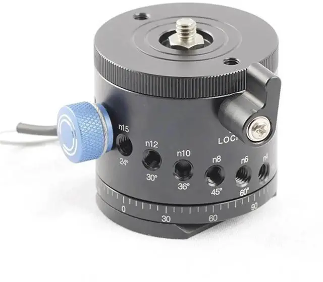 Alt view image 3 of 3 - Panoramic Tripod Head 360 Degree Turn Indexing Rotator, Panoramic Camera Head for Seamless Multi-Row Panoramic Shoots