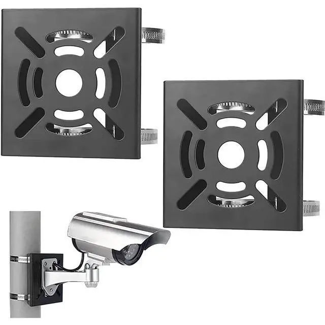 Alt view image 3 of 3 - 6X Universal Vertical Pole Mount Camera Bracket Wall Mounting Bracket For CCTV Security Camera PTZ Dome (D)