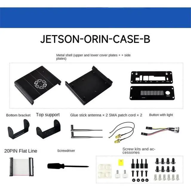 Alt view image 2 of 3 - Aluminum Alloy Case for , with Camera Holder, for Nano and for NX Dual ETH Kits