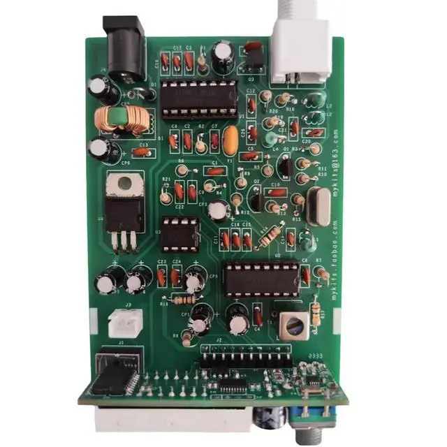 Alt view image 3 of 3 - R10 Shortwave PLL Receiver 3-23MH DIY Kit High Sensitivity AM Radio Shortwave Radio Amateur DC12V