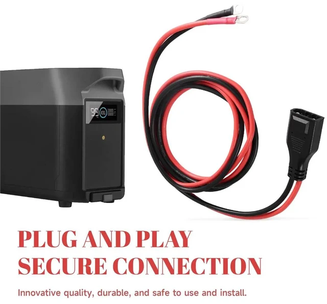 Alt view image 2 of 3 - 50A Extension Cable 8AWG,Expansion Adapter Cable for , for Additional Cable 2m