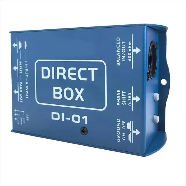 Alt view image 3 of 3 - Passive DI Box Direct Injection DIBOX Direct Box Impedance Conversion DI Audio Isolator DI Effects Passive DI Box